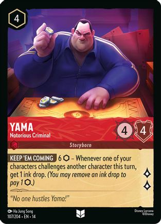 Yama - Notorious Criminal (107/204) - Hyperia City Cold Foil | Grognard Games