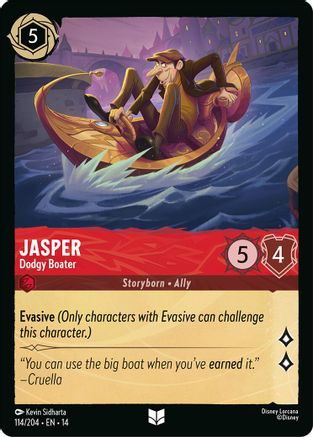 Jasper - Dodgy Boater (114/204) - Hyperia City | Grognard Games