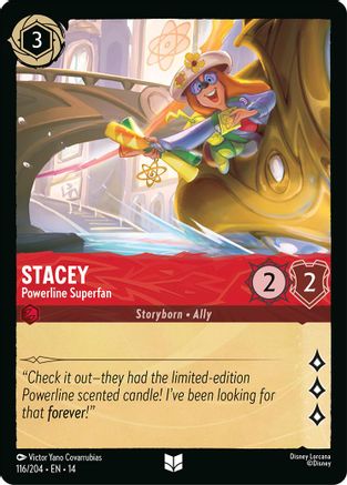 Stacey - Powerline Superfan (116/204) - Hyperia City | Grognard Games