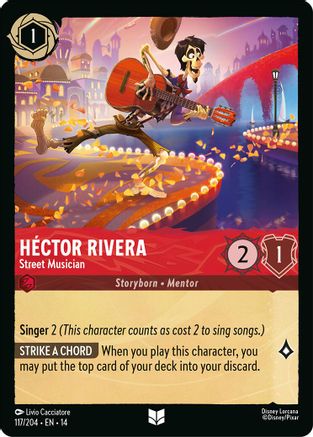 Hector Rivera - Street Musician (117/204) - Hyperia City | Grognard Games