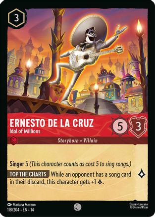 Ernesto de la Cruz - Idol of Millions (118/204) - Hyperia City | Grognard Games