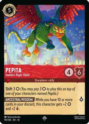 Pepita - Imelda's Right Hand (119/204) - Hyperia City Cold Foil | Grognard Games