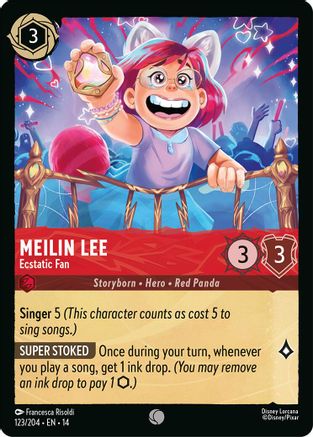 Meilin Lee - Ecstatic Fan (123/204) - Hyperia City | Grognard Games