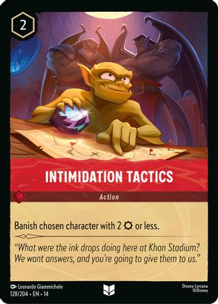Intimidation Tactics (128/204) - Hyperia City Cold Foil | Grognard Games