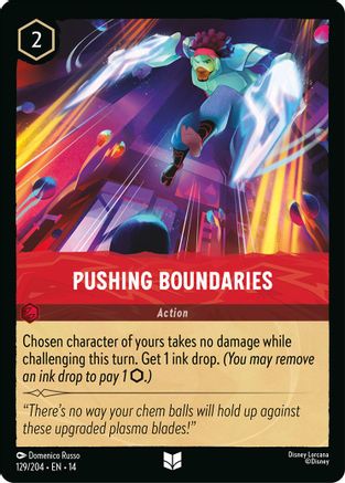 Pushing Boundaries (129/204) - Hyperia City Cold Foil | Grognard Games