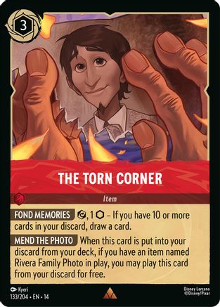 The Torn Corner (133/204) - Hyperia City Cold Foil | Grognard Games