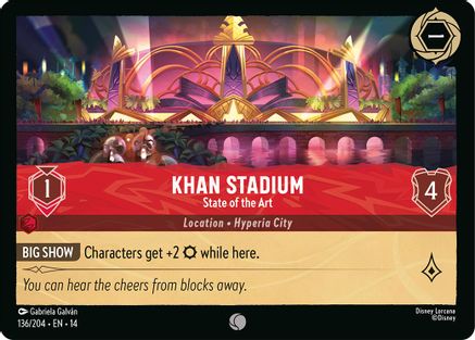 Khan Stadium - State of the Art (136/204) - Hyperia City Cold Foil | Grognard Games