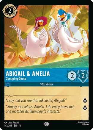 Abigail & Amelia - Gossiping Geese (143/204) - Hyperia City | Grognard Games