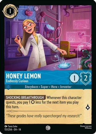Honey Lemon - Endlessly Curious (151/204) - Hyperia City | Grognard Games