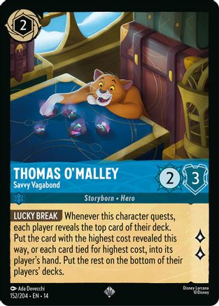 Thomas O'Malley - Savvy Vagabond (152/204) - Hyperia City Cold Foil | Grognard Games