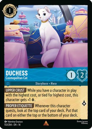 Duchess - Cosmopolitan Cat (153/204) - Hyperia City | Grognard Games