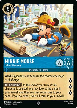 Minnie Mouse - Urban Visionary (155/204) - Hyperia City | Grognard Games