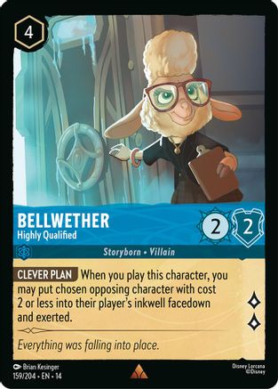 Bellwether - Highly Qualified (159/204) - Hyperia City Cold Foil | Grognard Games