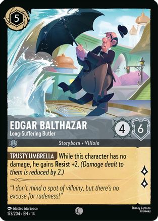 Edgar Balthazar - Long-Suffering Butler (173/204) - Hyperia City | Grognard Games