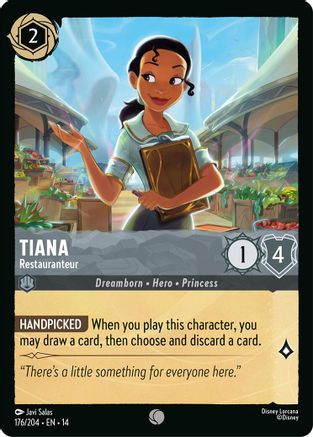 Tiana - Restauranteur (176/204) - Hyperia City Cold Foil | Grognard Games