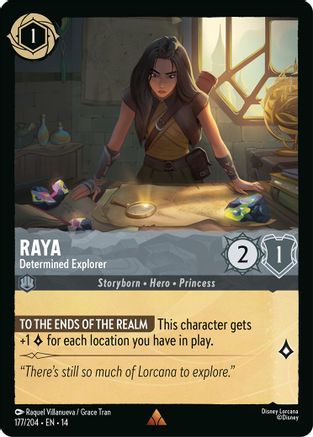 Raya - Determined Explorer (177/204) - Hyperia City | Grognard Games