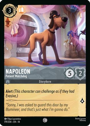 Napoleon - Patient Watchdog (179/204) - Hyperia City Cold Foil | Grognard Games