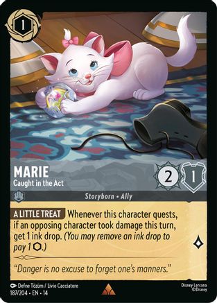 Marie - Caught in the Act (187/204) - Hyperia City Cold Foil | Grognard Games