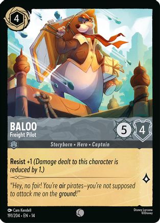 Baloo - Freight Pilot (191/204) - Hyperia City | Grognard Games