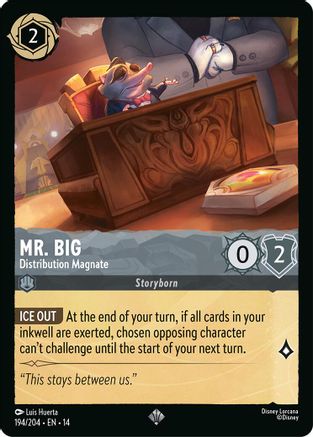 Mr. Big - Distribution Magnate (194/204) - Hyperia City | Grognard Games