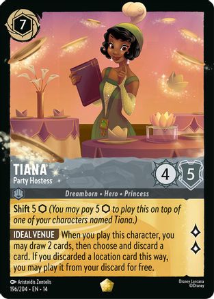 Tiana - Party Hostess (196/204) - Hyperia City | Grognard Games