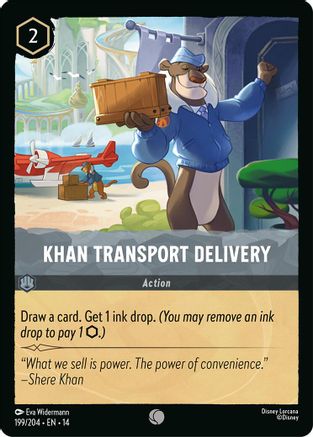 Khan Transport Delivery (199/204) - Hyperia City Cold Foil | Grognard Games