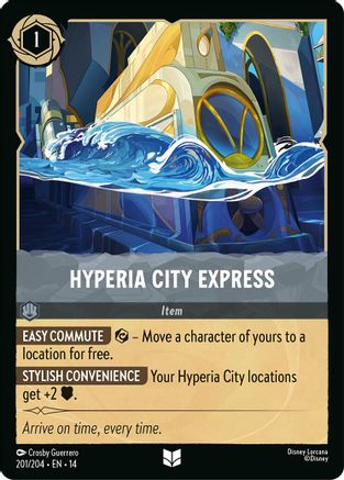 Hyperia City Express (201/204) - Hyperia City | Grognard Games