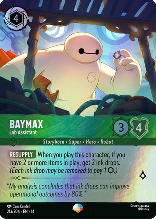 Baymax - Lab Assistant (Epic) (213/204) - Hyperia City Holofoil | Grognard Games
