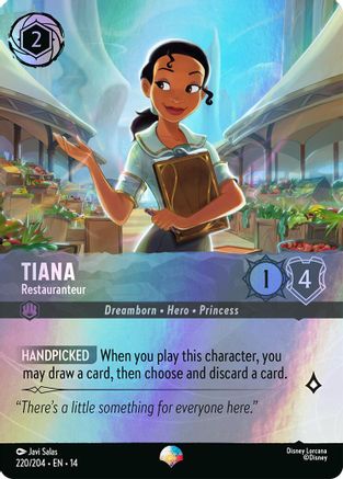 Tiana - Restauranteur (Epic) (220/204) - Hyperia City Holofoil | Grognard Games