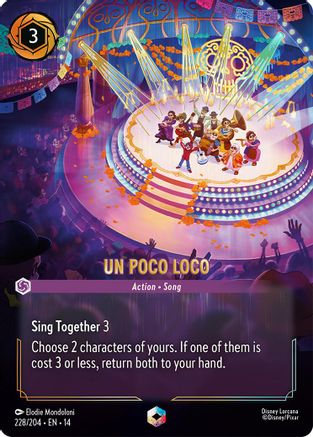 Un Poco Loco (Enchanted) (228/204) - Hyperia City Holofoil | Grognard Games