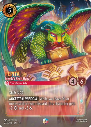 Pepita - Imelda's Right Hand (Enchanted) (233/204) - Hyperia City Holofoil | Grognard Games