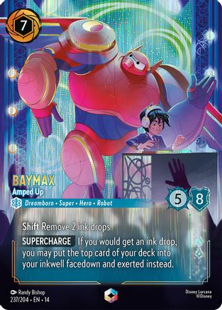 Baymax - Amped Up (Enchanted) (237/204) - Hyperia City Holofoil | Grognard Games
