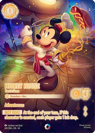 Mickey Mouse - Best in Town (Iconic) (241/204) - Hyperia City Holofoil | Grognard Games