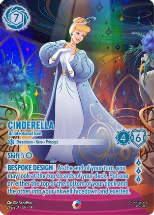 Cinderella - Unintentional Icon (Iconic) (242/204) - Hyperia City Holofoil | Grognard Games