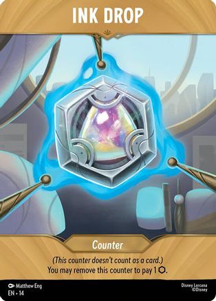 Ink Drop (Blue)  - Hyperia City | Grognard Games