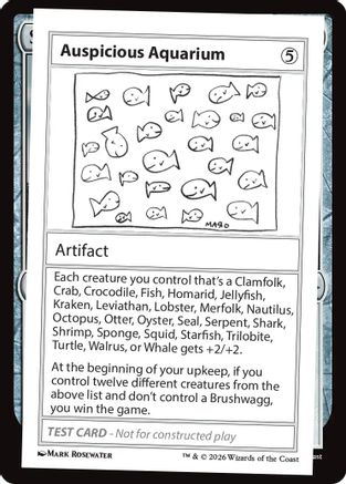 Auspicious Aquarium (CMB1-) - Mystery Booster: Convention Edition Exclusives | Grognard Games