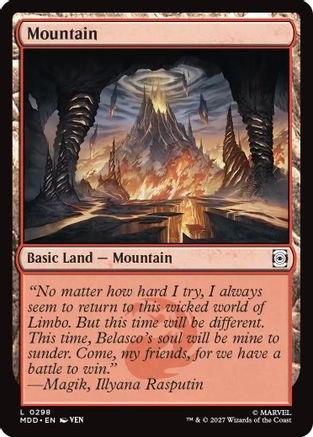 Mountain (0298) (MDD-298) - Marvel: Darkhold Destiny Foil | Grognard Games