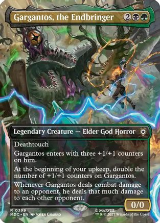 Gargantos, the Endbringer (Borderless) (MDC-399) - Commander: Marvel: Darkhold Destiny | Grognard Games