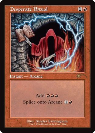 Desperate Ritual (2706) (Retro Frame) (SLD-2706) - Secret Lair Drop Series | Grognard Games