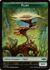 Insect (0022) // Plant Double-Sided Token [Tarkir: Dragonstorm Commander Tokens] | Grognard Games