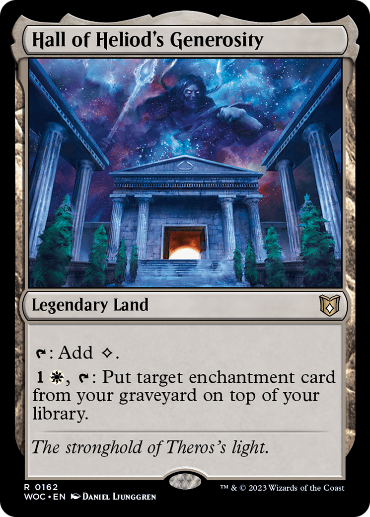 Hall of Heliod's Generosity [Wilds of Eldraine Commander] | Grognard Games