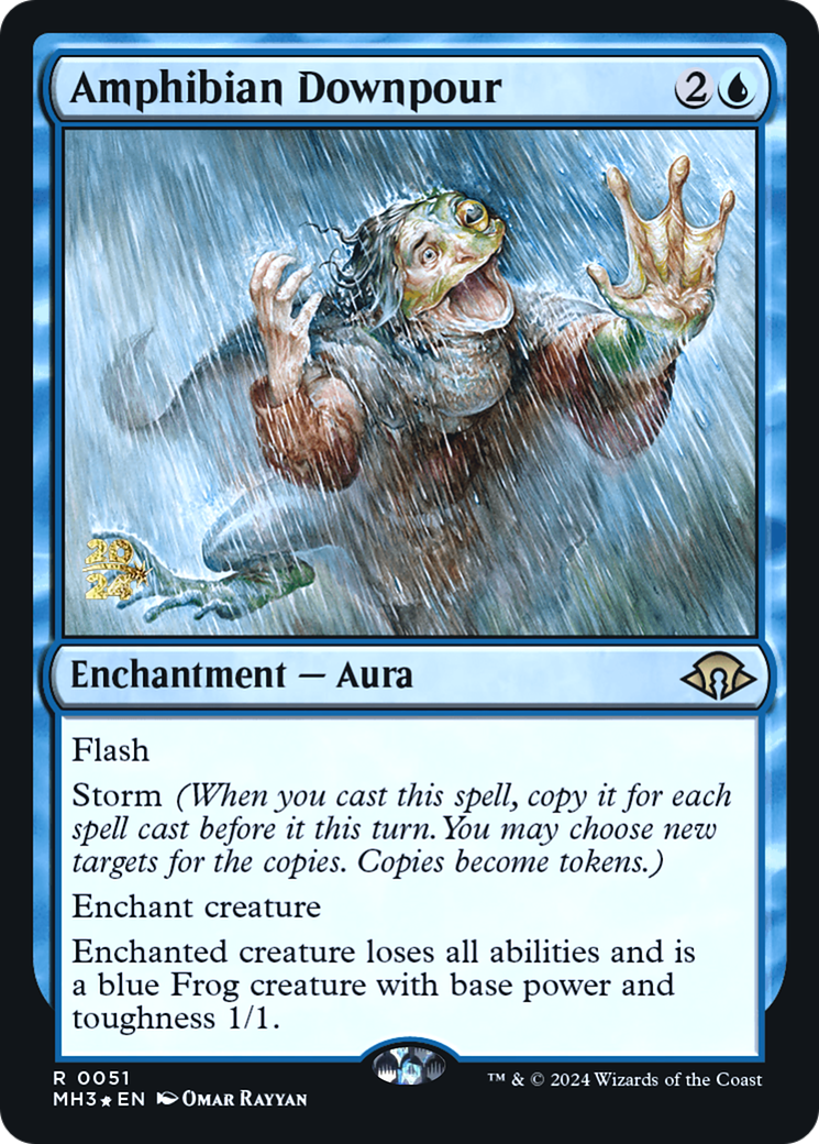 Amphibian Downpour [Modern Horizons 3 Prerelease Promos] | Grognard Games