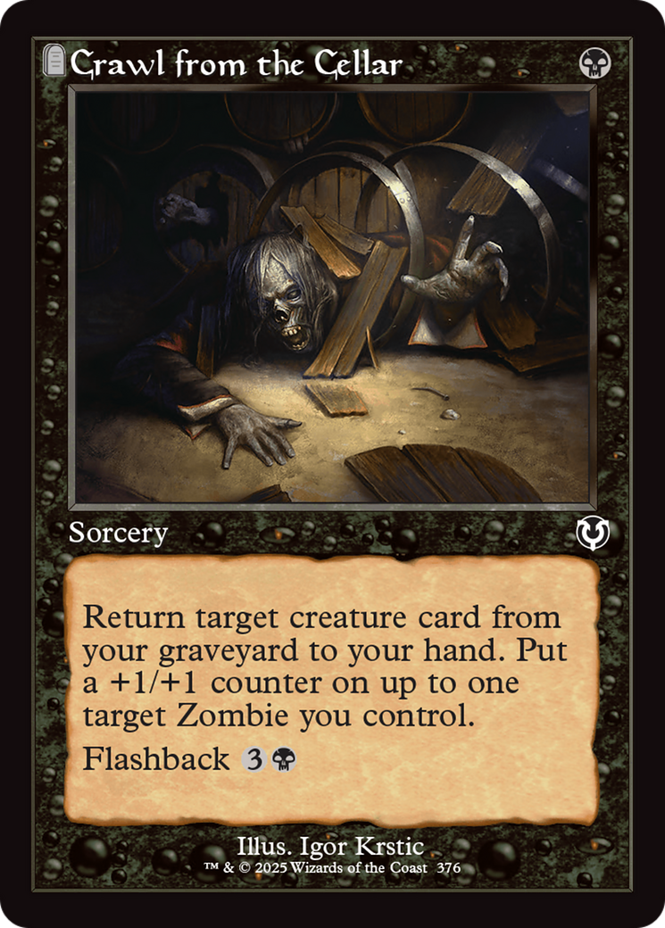 Crawl from the Cellar (Retro Frame) [Innistrad Remastered] | Grognard Games