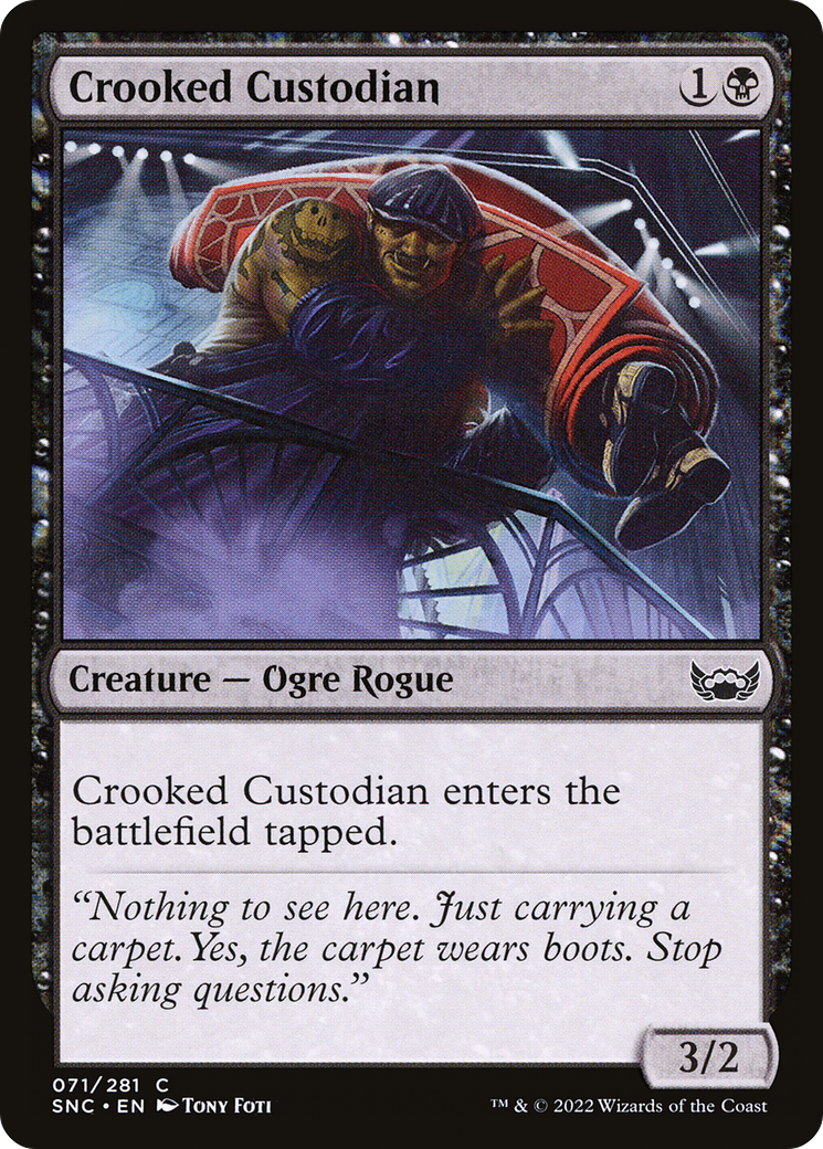 Crooked Custodian [Streets of New Capenna] | Grognard Games