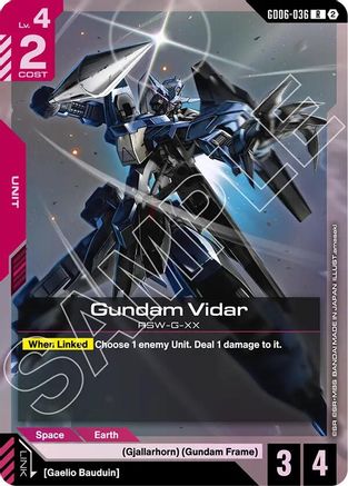 Gundam Vidar - Stardust Trails (GD06-036) Holofoil | Grognard Games