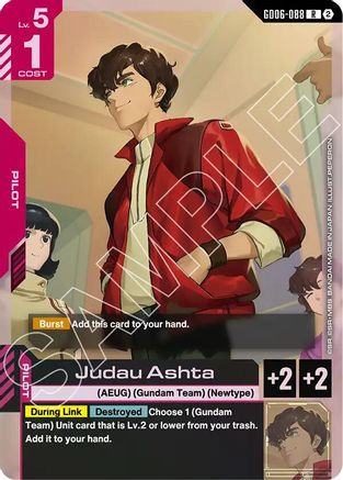 Judau Ashta - Stardust Trails (GD06-088) Holofoil | Grognard Games