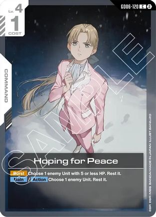 Hoping for Peace - Stardust Trails (GD06-120) | Grognard Games