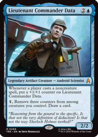 Lieutenant Commander Data (TRK-069) - Star Trek Foil | Grognard Games