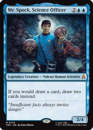 Mr. Spock, Science Officer (TRK-074) - Star Trek Foil | Grognard Games