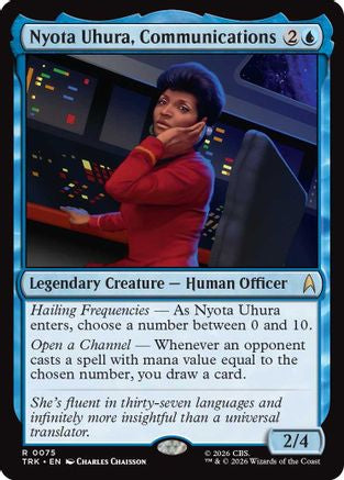 Nyota Uhura, Communications (TRK-075) - Star Trek | Grognard Games